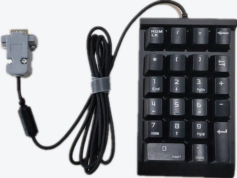 Standard numeric keypad