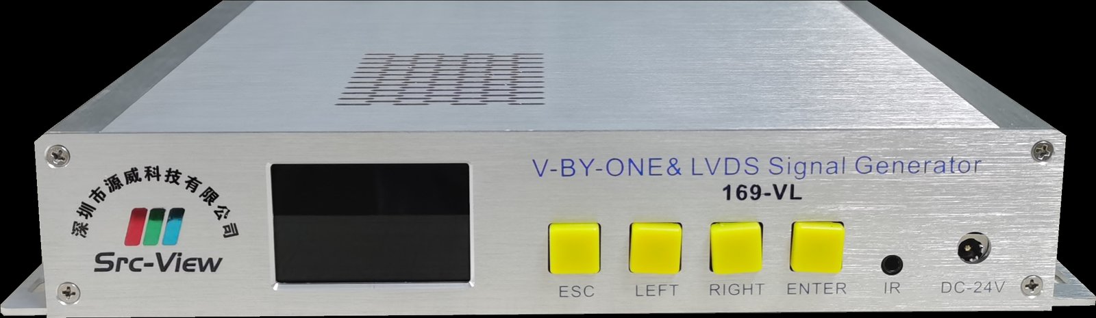 169-VL front panel