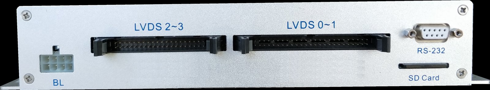 169-VL rear panel (LVDS version)