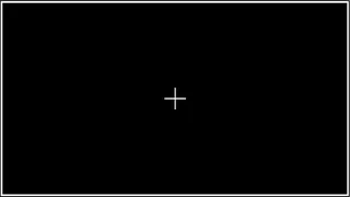 Crosshair test pattern