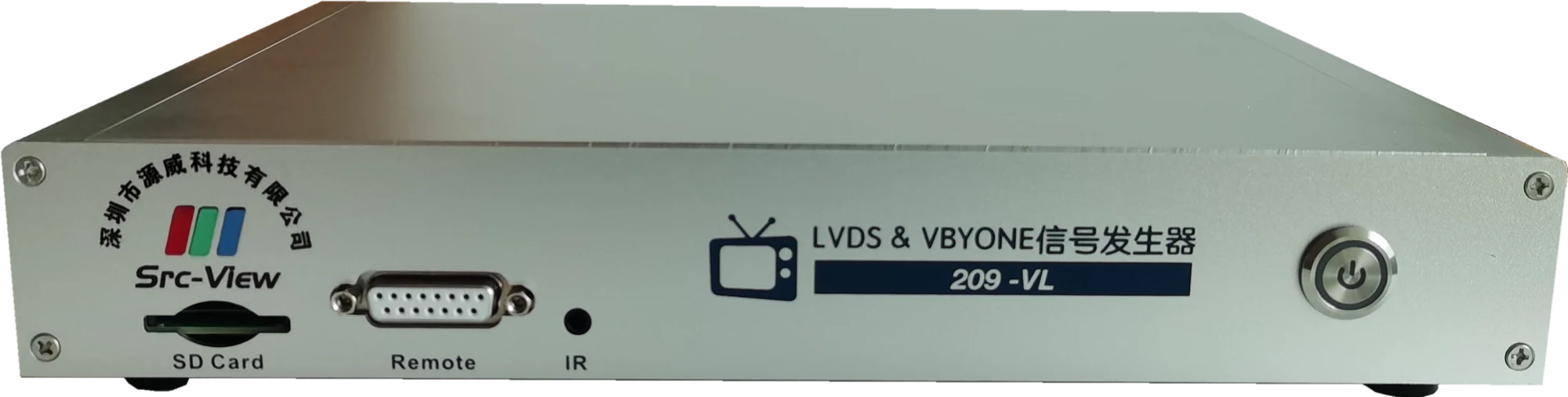 209-VL front panel