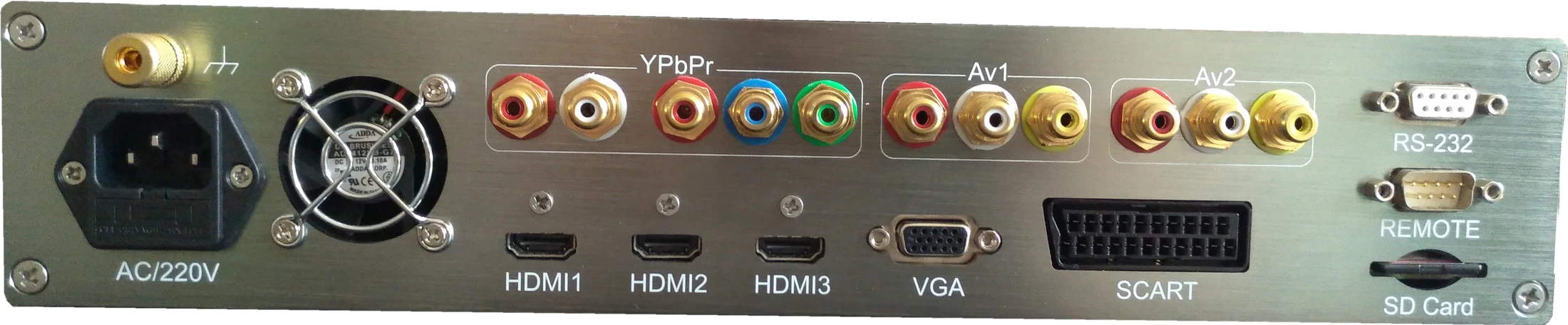 AG-681P rear panel