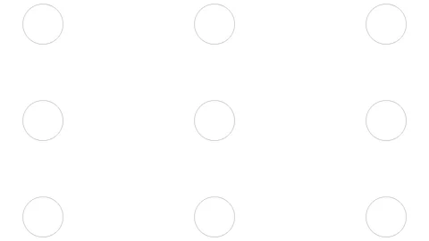 Nine-grid circles