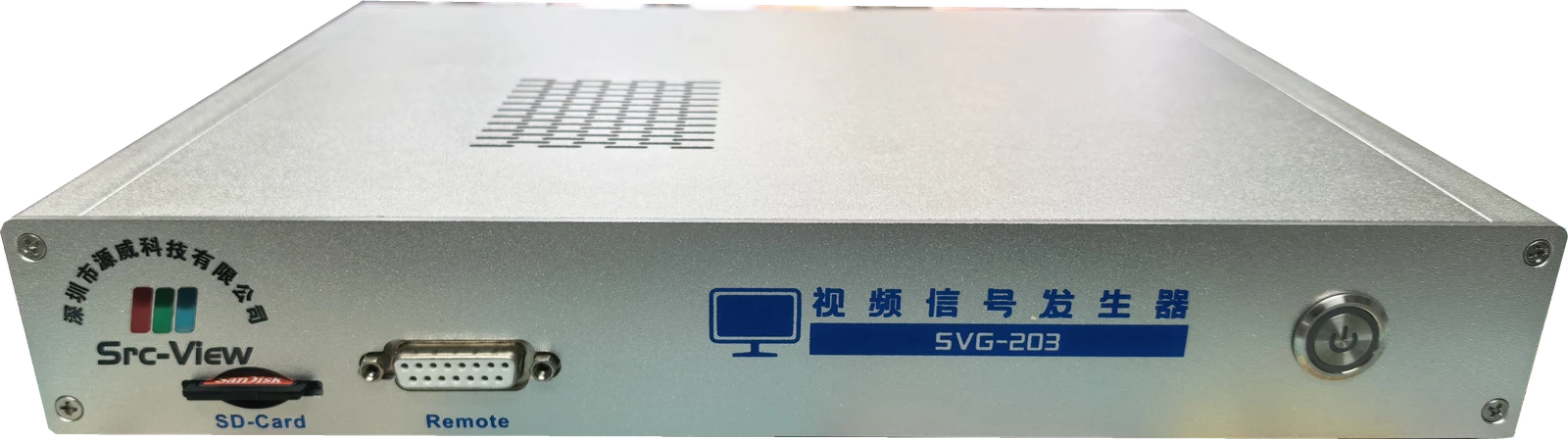 SVG-203 front panel