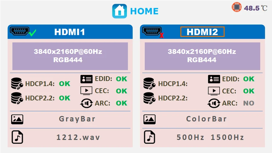 SVG-202 main screen
