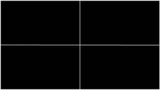 Cross screen test pattern